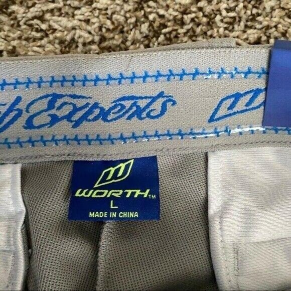 NWT Worth Gray Softball Pants Capri Length Large - Picture 3 of 8